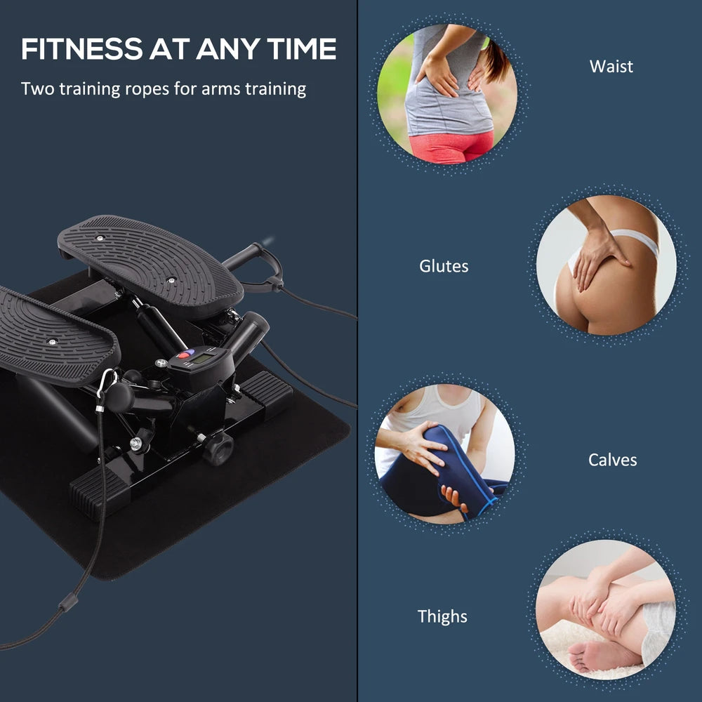 Mini Stepper for Legs and Cardio – Portable, Low-Impact Fitness Machine