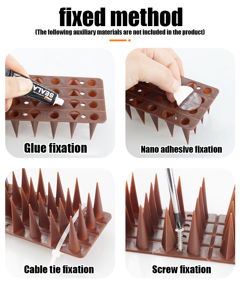 4.4m Fence Wall Spike Set 9PCS – Weather-Resistant Pest Deterrent