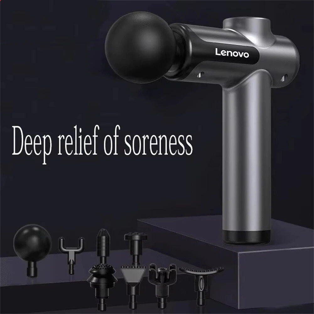 Complete Massage Gun Set with Protective Case and 8 Heads