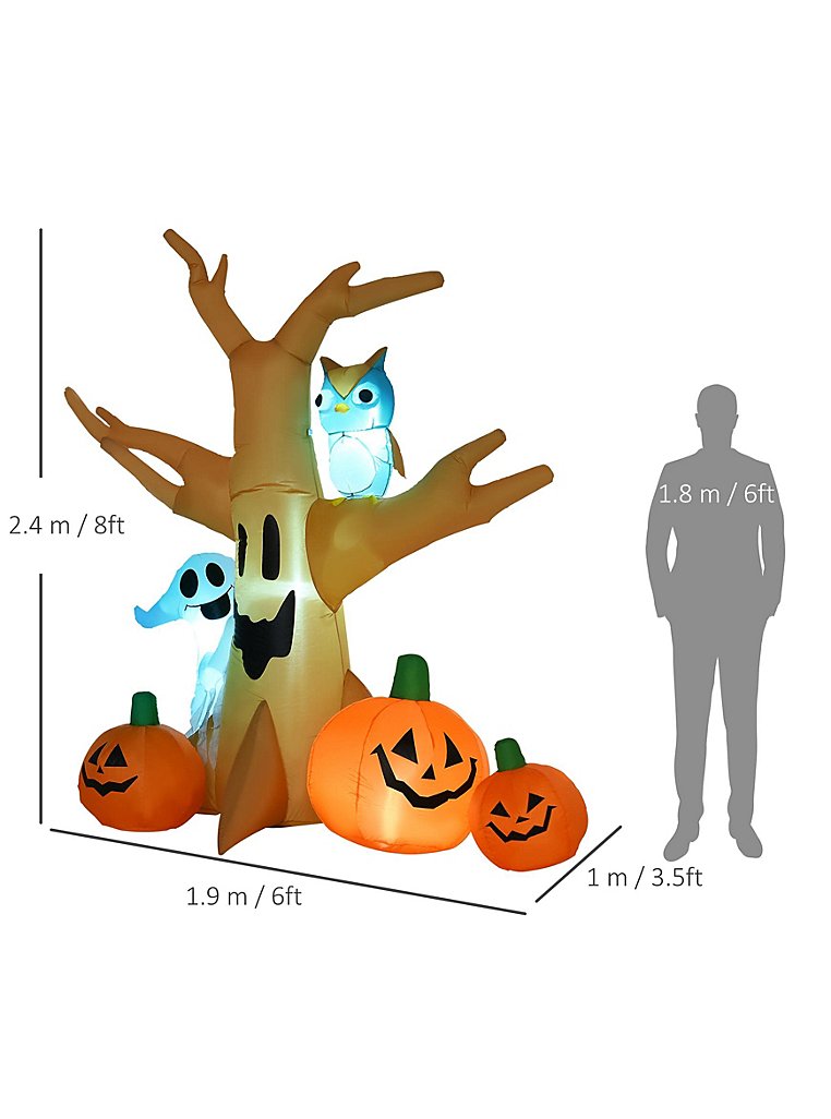 240cm Halloween Inflatable Tree Decoration