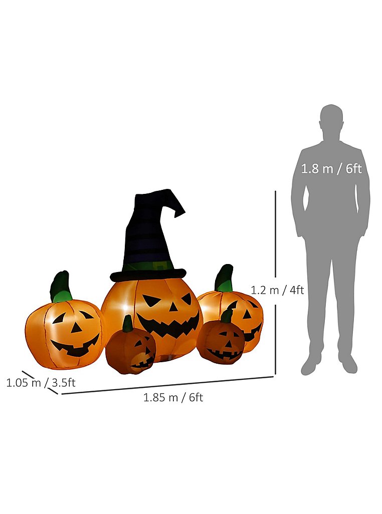 Halloween Pumpkin Family Decoration