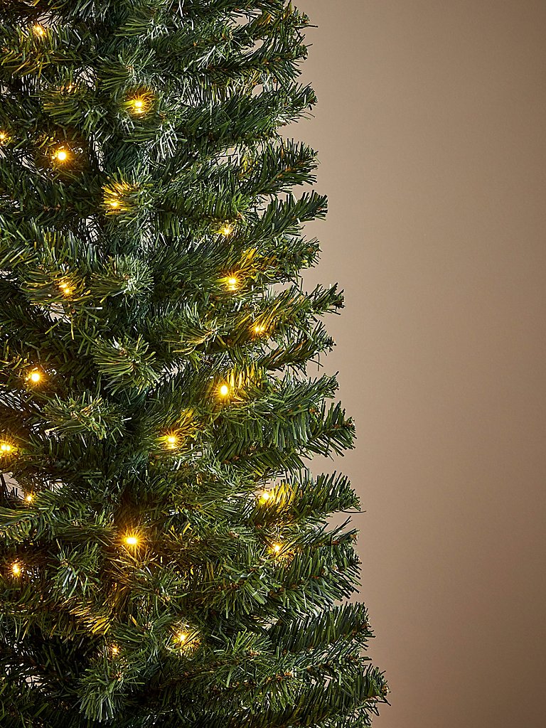 Green Slim 6ft Pre-Lit Christmas Tree