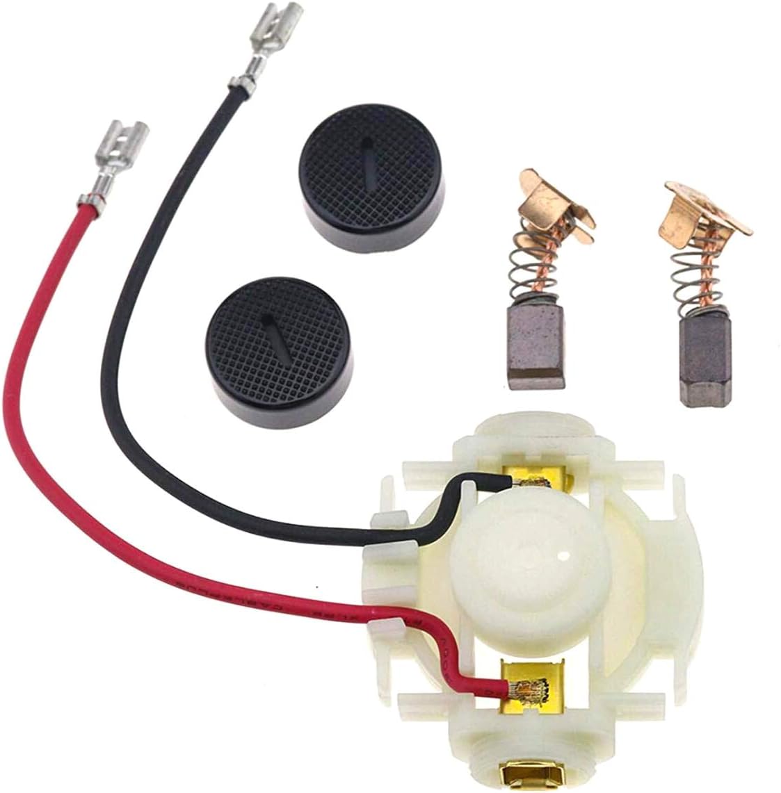 Carbon Brush & Cap Kit 18V for Cordless Grinders & Shears