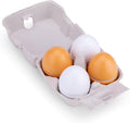 Wooden Egg Set with Hook & Loop – 4 Eggs in Carton