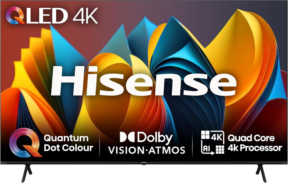 Hisense 85-Inch 4K QLED Smart TV with Dolby Vision & VRR
