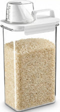 Airtight 2300ml Rice Storage Container with Measuring Cup