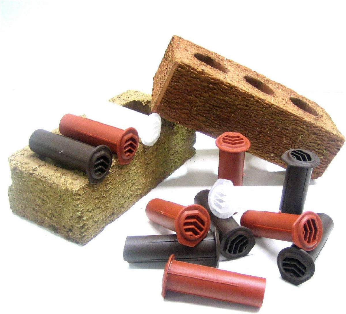 Natural Clear Weep Vents – 5 Pack for Brick/Rendered Walls 85x25mm
