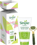 Simple Skin Care Treats Gift Set: Moisturising Wash + Jade Roller
