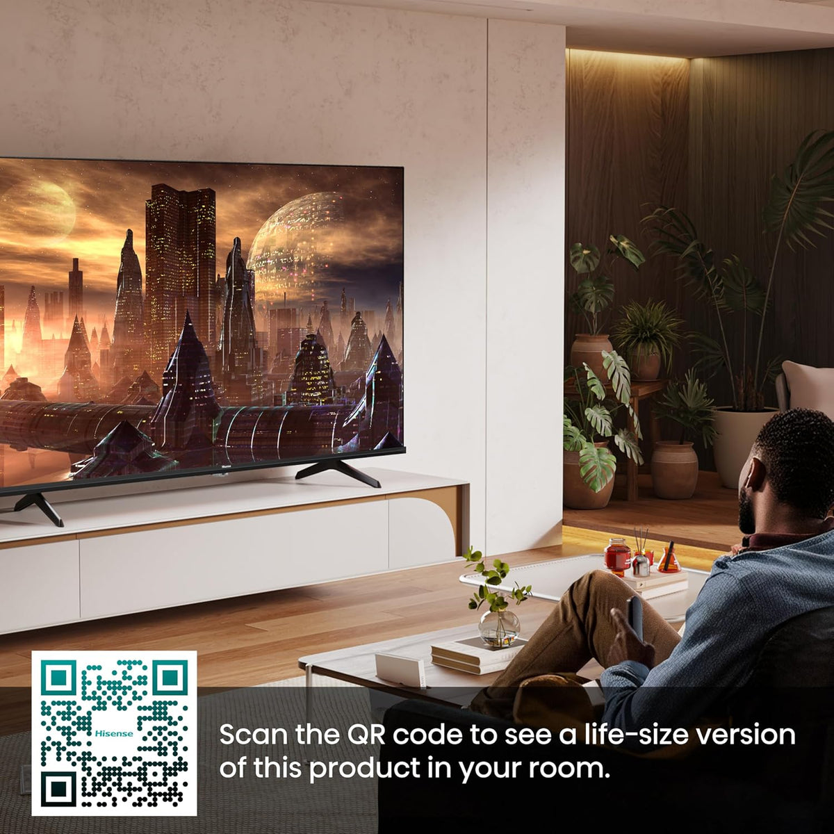 Hisense 85-Inch 4K QLED Smart TV with Dolby Vision & VRR