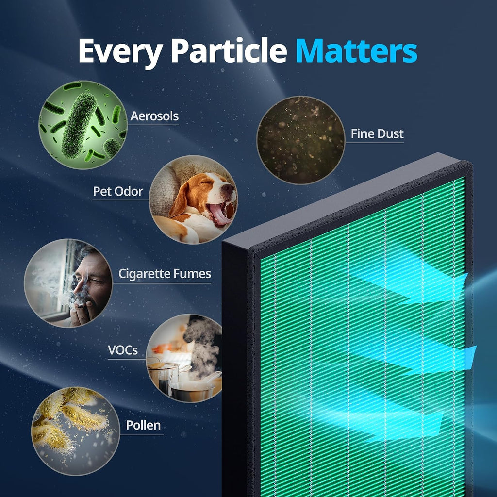Airmega Max2 Replacement Filter – Green True HEPA + Activated Carbon