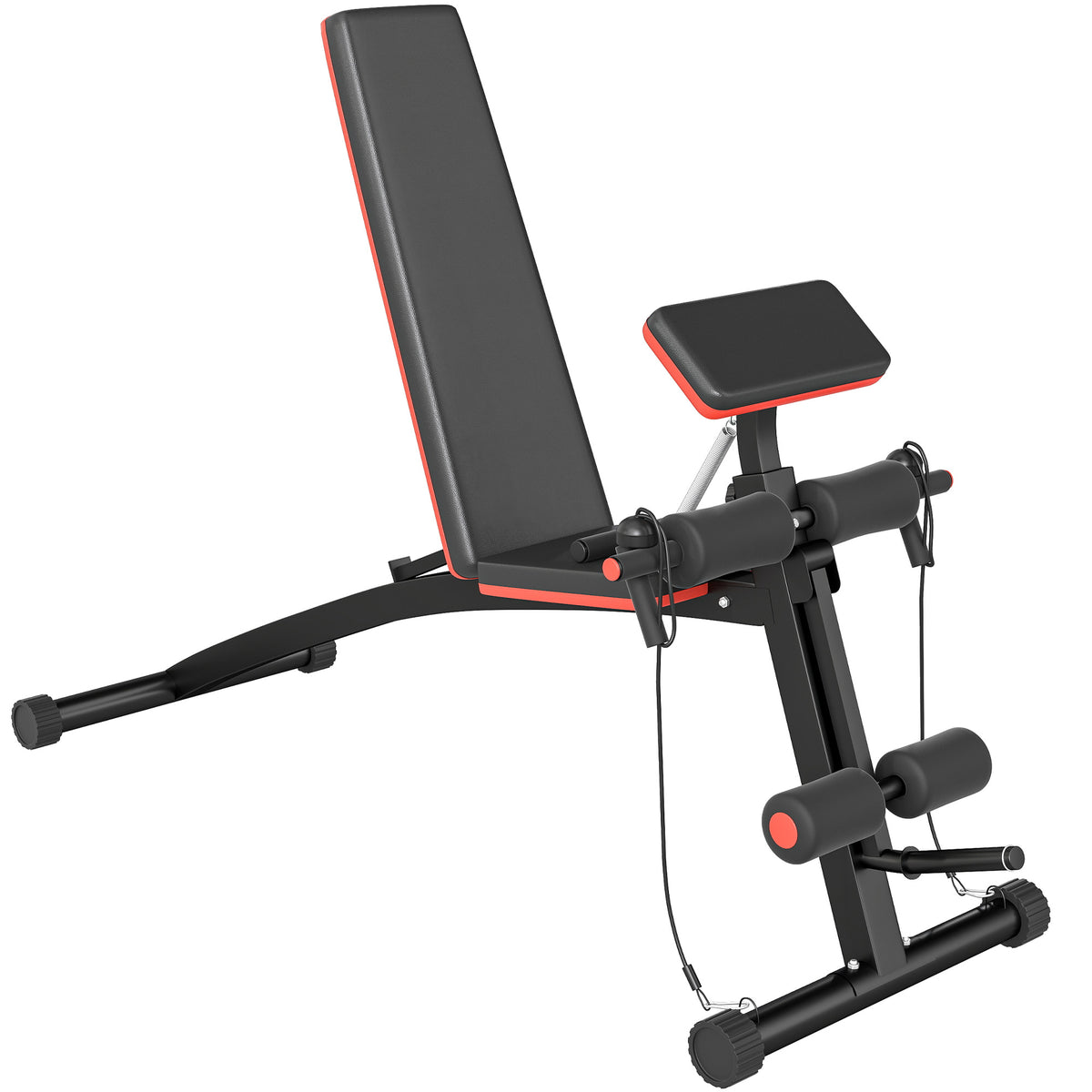 Foldable Dumbbell Bench with 7 Backrest Angles and 120kg Max Load