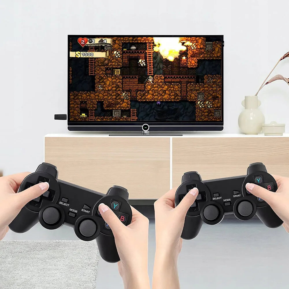 Video Game Console 20000+ Retro Games Console Set with 2 Wireless Controller New