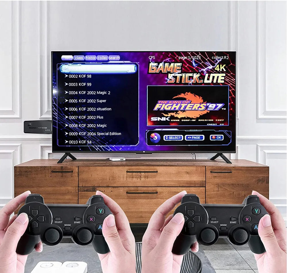 Video Game Console 20000+ Retro Games Console Set with 2 Wireless Controller New