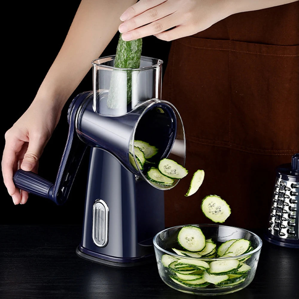 Multifunctional Vegetable Chopper UK Household Stainless Steel Slicer Shredder Dicer Hand Pressure Onion Potato Cucumber Cutting Tool Kitchen Gadgets Easy Clean