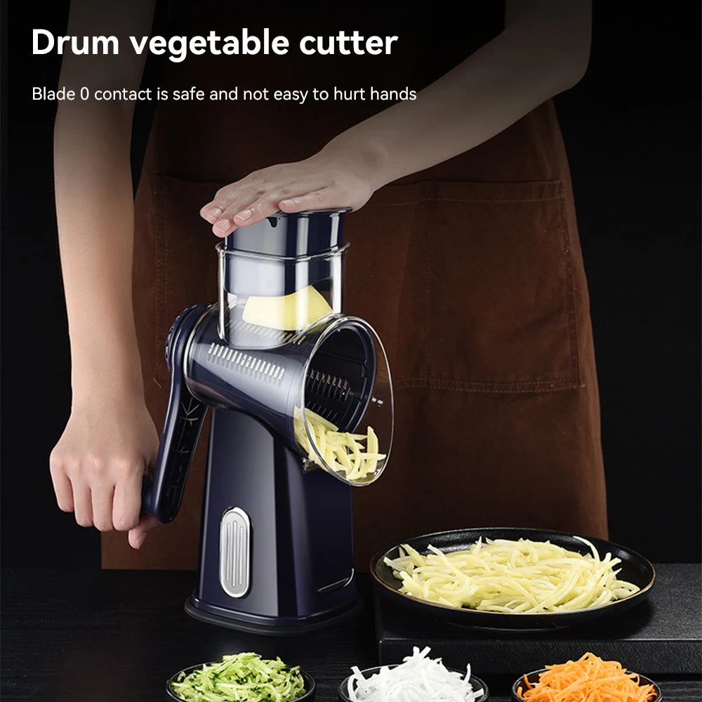Multifunctional Vegetable Chopper UK Household Stainless Steel Slicer Shredder Dicer Hand Pressure Onion Potato Cucumber Cutting Tool Kitchen Gadgets Easy Clean