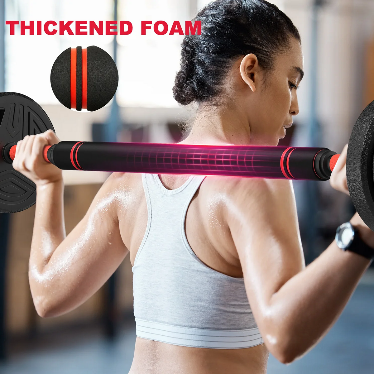 20kg 3-in-1 Adjustable Dumbbells Set with Barbell Bar