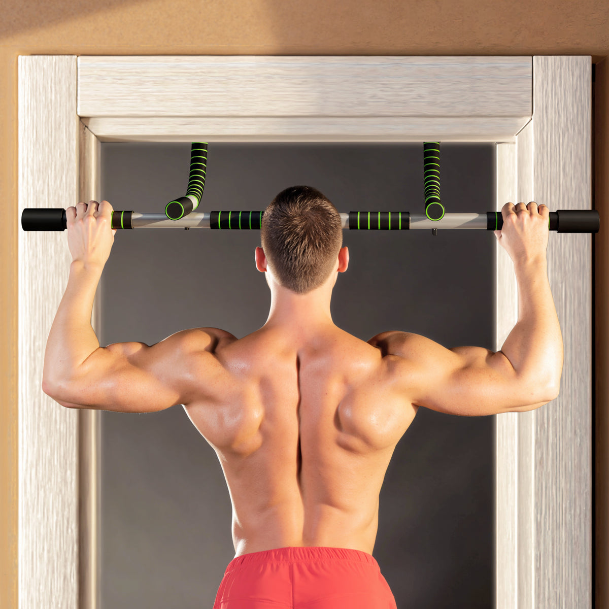 Doorway Pull Up Bar – Multi-Function Upper Body Trainer (110kg)