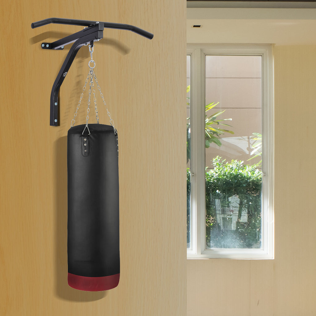 2-in-1 Wall Mount Punch Bag Hanger & Pull-Up Bar (130kg)