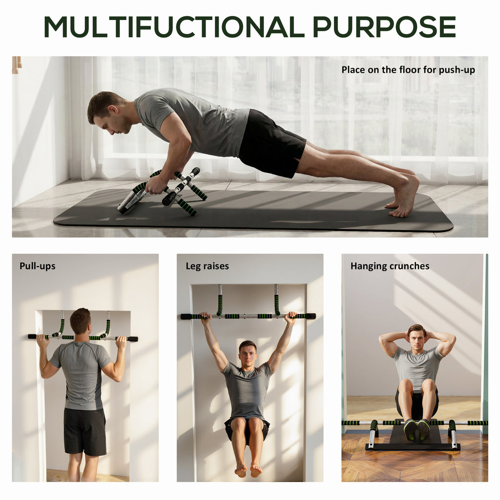 Doorway Pull Up Bar – Multi-Function Upper Body Trainer (110kg)
