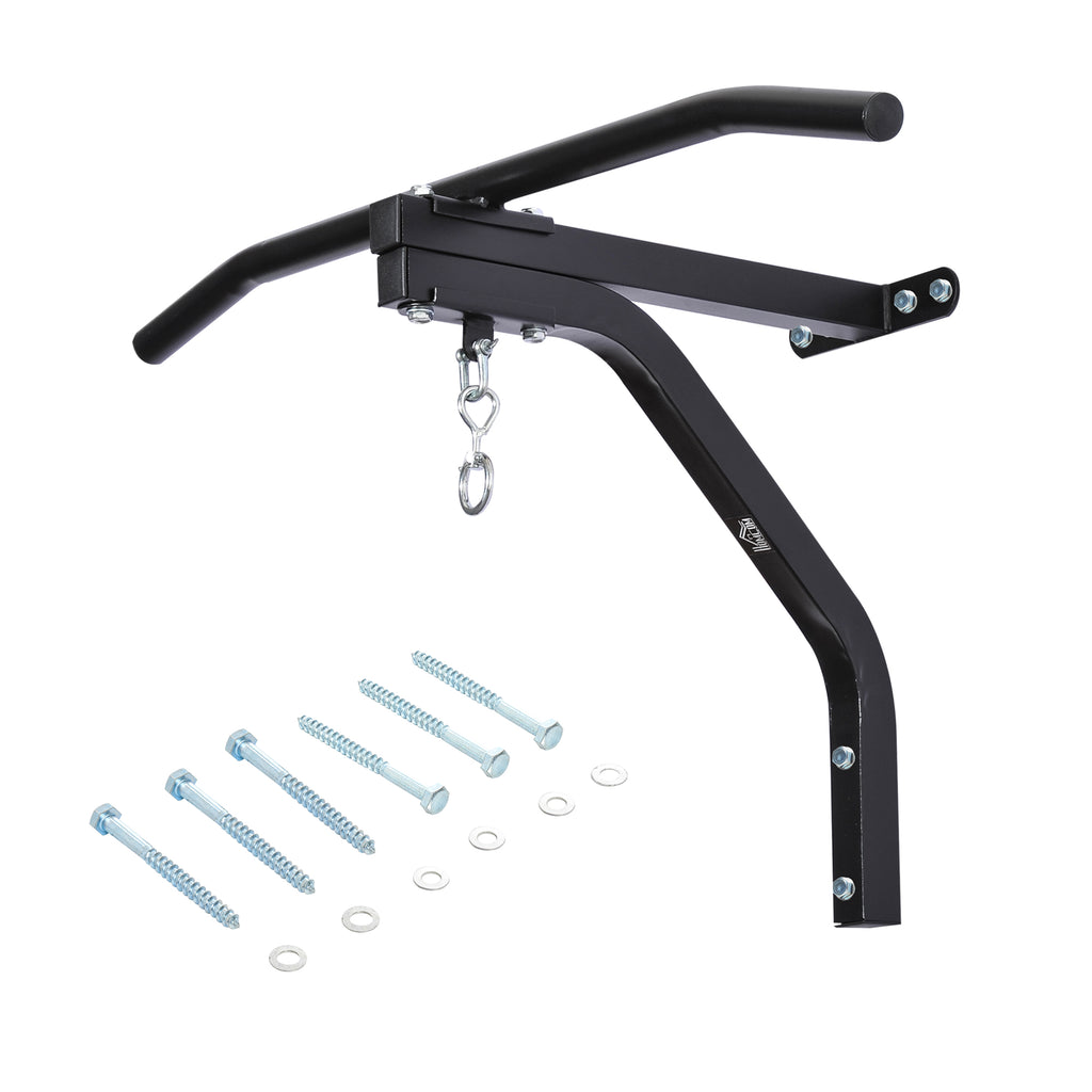 2-in-1 Wall Mount Punch Bag Hanger & Pull-Up Bar (130kg)