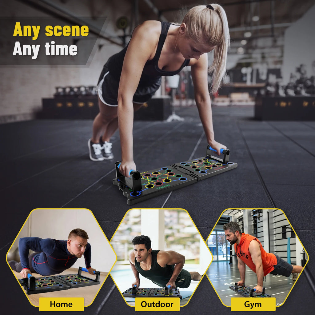 Foldable Push-Up Board – Portable Chest & Shoulder Trainer, 300kg