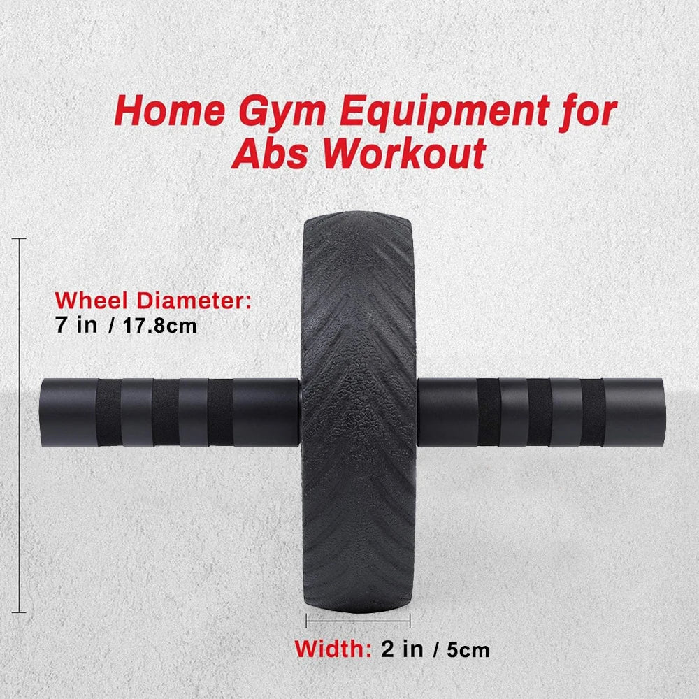 Ab Roller Wheel for Core Workout – Stable Dual-Wheel Design