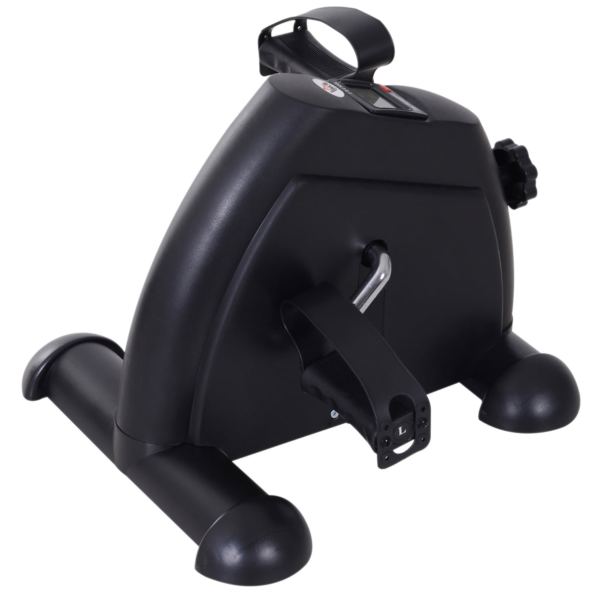 Under desk exercise bike with LCD display, low-impact & adjustable resistance