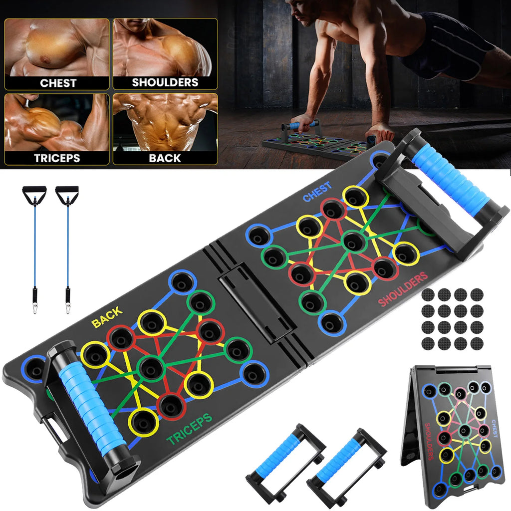 Foldable Push-Up Board – Portable Chest & Shoulder Trainer, 300kg