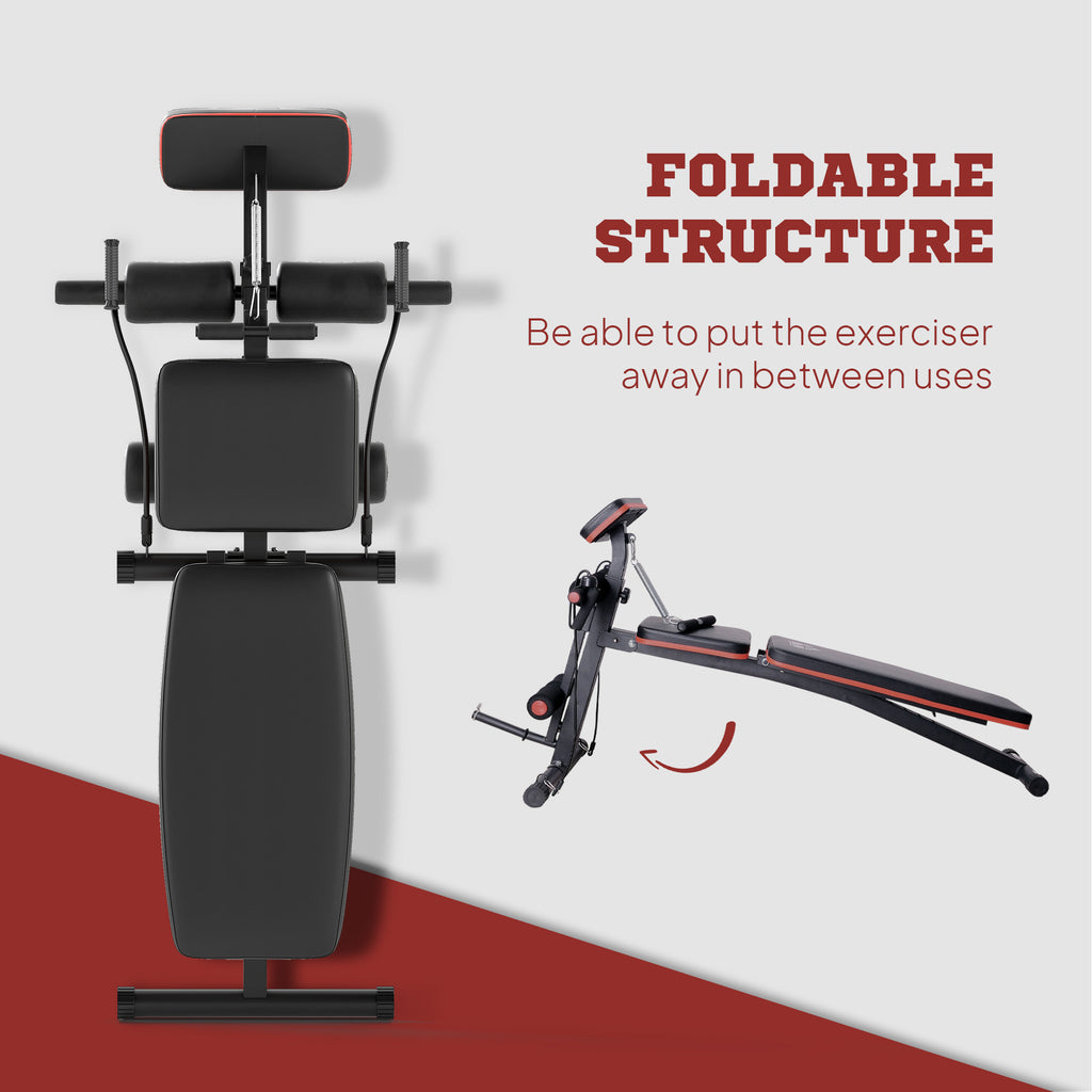 Foldable Dumbbell Bench with 7 Backrest Angles and 120kg Max Load