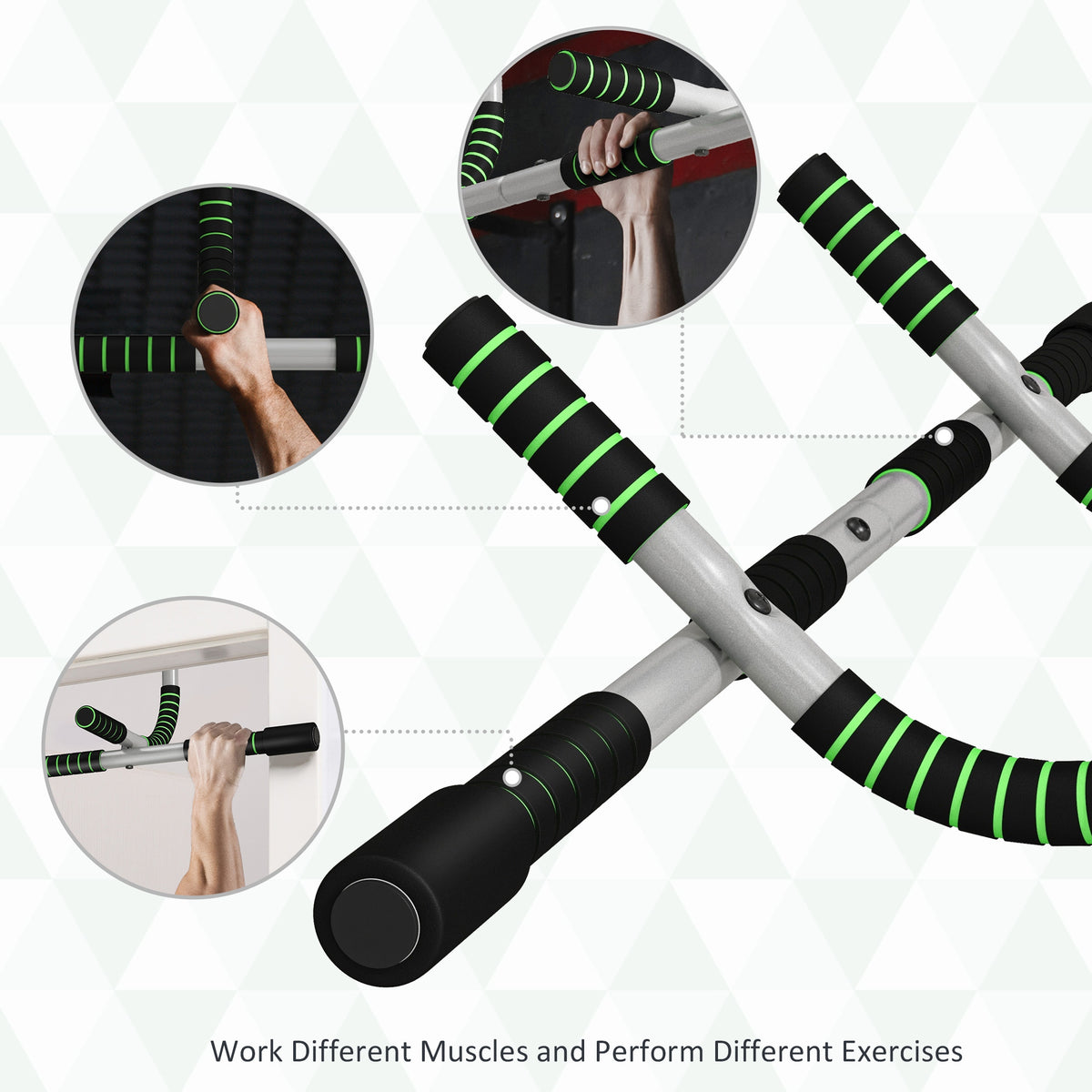 Doorway Pull Up Bar – Multi-Function Upper Body Trainer (110kg)